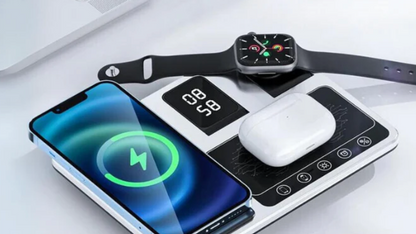 NUEVO CARGADOR INALÁMBRICO 4 EN 1