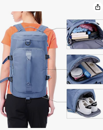 Morral de Viaje Multifuncional — Espacio, Estilo y Protección en Uno