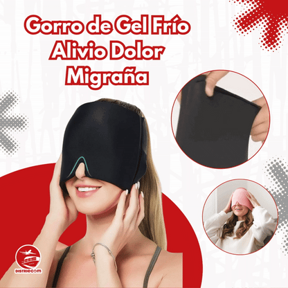 Gorro de Gel Frío — Alivio Real para la Migraña y el Dolor de Cabeza