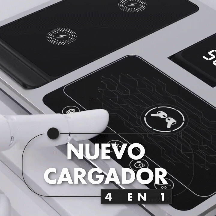 NUEVO CARGADOR INALÁMBRICO 4 EN 1