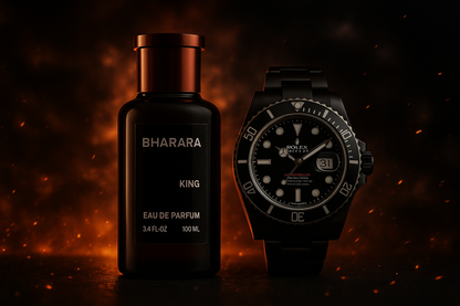 ¿SIN SABER QUE REGALAR EN EL MES DEL PADRE? NUEVO COMBO PERFUME BHARARA + RELOJ ROLEX
