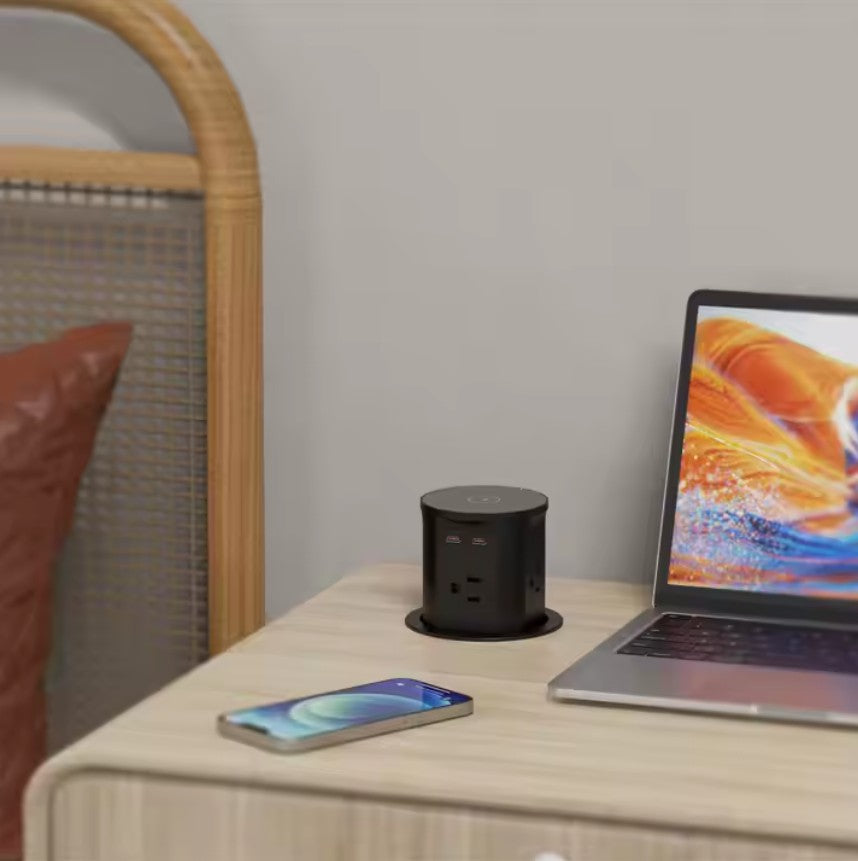 Estación de Carga Inteligente Pop Up — Organiza y Carga Todo desde un Solo Punto