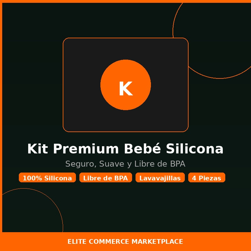 Kit Premium para Bebé en Silicona — Seguro, Suave y Duradero