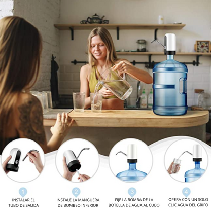 Dispensador de Agua Recargable — Agua Fría al Instante, Sin Esfuerzo